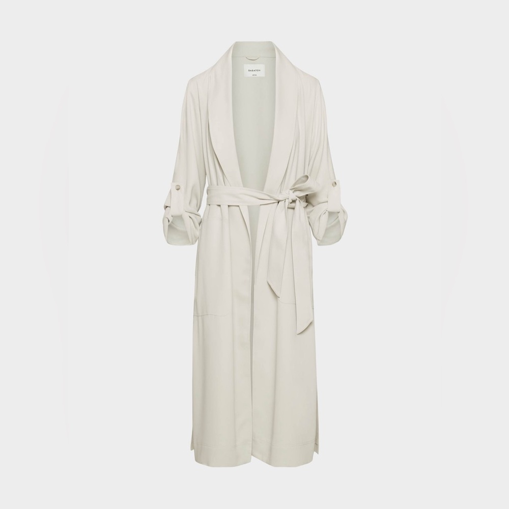ARITZIA BABATON Kahlo duster trench studio drape Medium